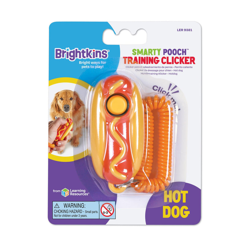 Brightkins Smarty Pooch Hot Dog Training Clicker - Dog Training Clicker, Perfect for Dog Training and Obedience Games - BeesActive Australia