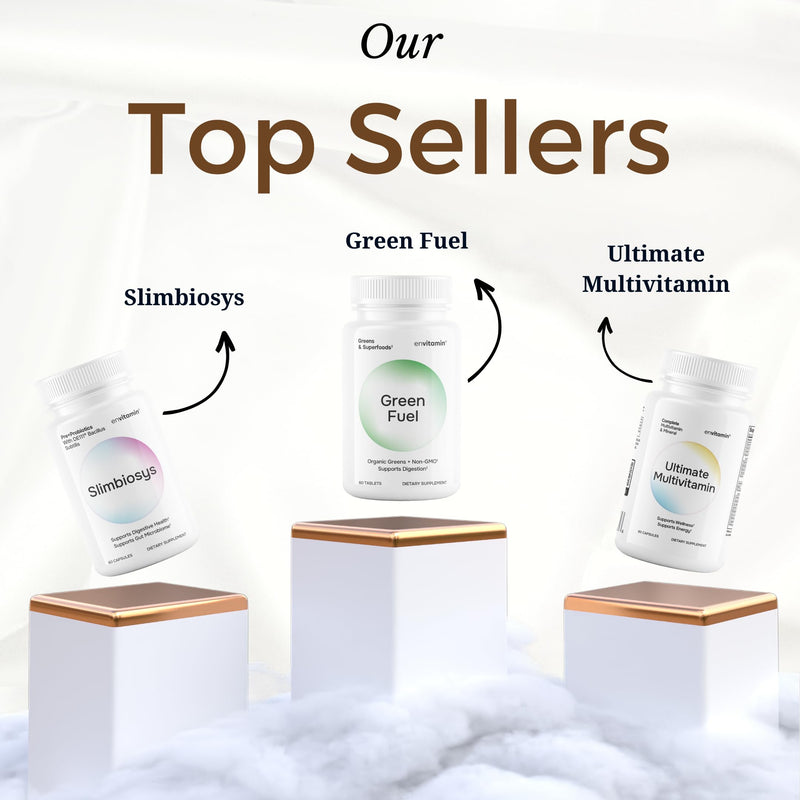 envitamin Green Fuel Organic Greens Tablets - Organic Greens, Fruit and Vegetable Blend