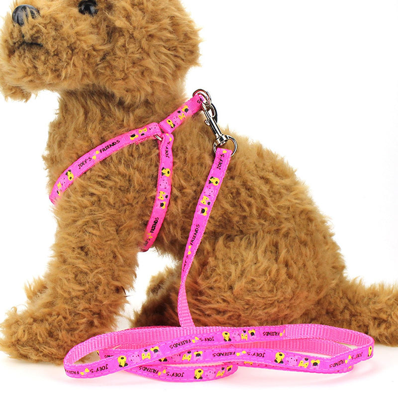 TYXHXTF Pack of 3 Cat Harness with Lead, Escape-Proof, Adjustable Cat Harness, Cat Lead with Harness for Cats, Kittens, Dogs, Puppies, Soft Harness, Breathable Cat Lead, Pink, XS - BeesActive Australia