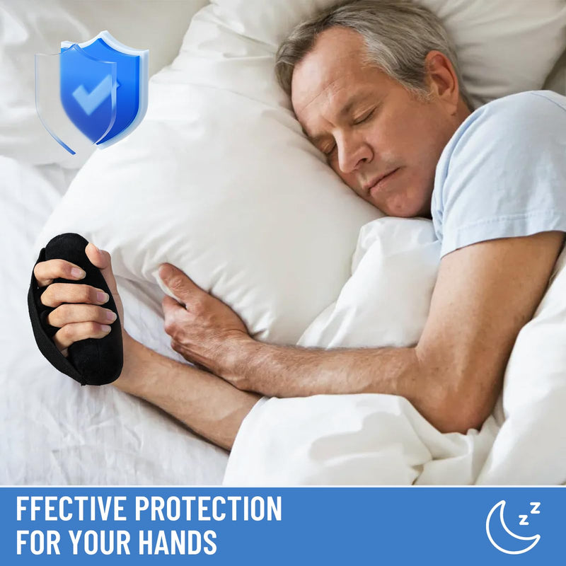 TYYIHUA Palm Protector Palm Grips Hand Contracture Cushions with Elastic Band & Finger Sepereter, for Stroke Hand, Arthritis Parkinson Dementia 2