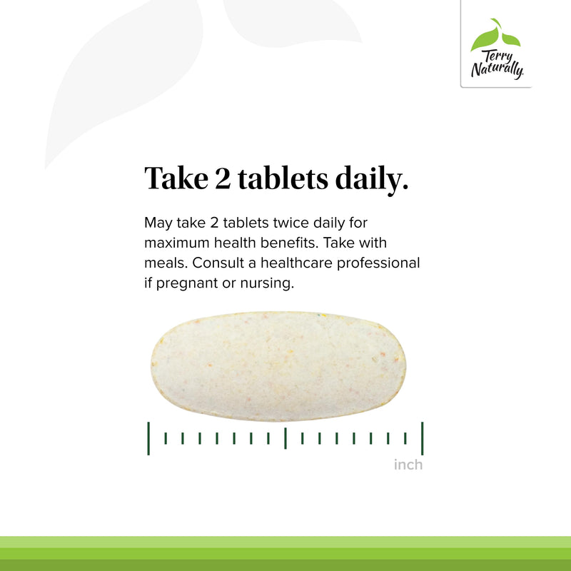 Terry Naturally Clinical Essentials - Bone & Immune Health - 60 Count | Bone, Cardiovascular and Immune Health Support. 60 tablets.