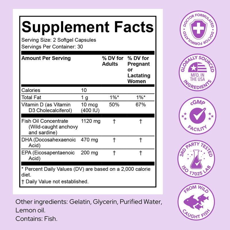 Premom Prenatal Vitamins for Women Capsules & Prenatal DHA Mini Softgels Bundle, Womens Prenatal Multivitamin & Mineral Supplement, Triglyceride Omega 3 Fish Oil, Fertility & Baby Brain Support*