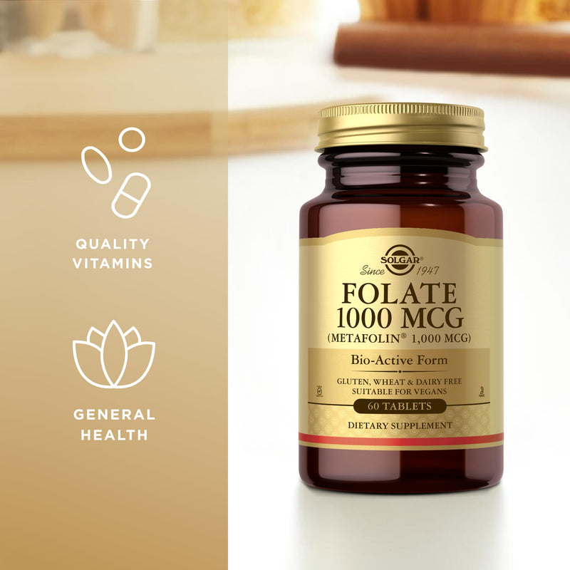 Folate (as Metafolin) 1000mg.