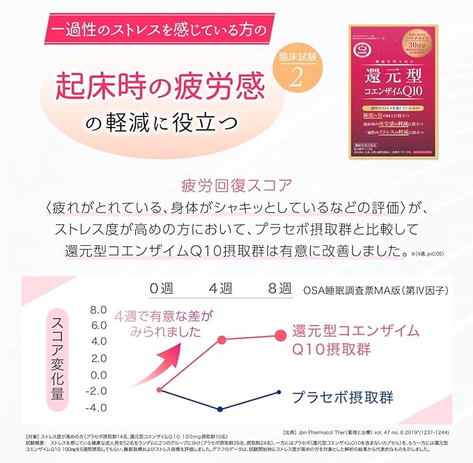 Reduced coenzyme Q10 bag type, manufactured by Kaneka, 60 tablets x 3 set (approx. 90 days supply) - BeesActive Australia
