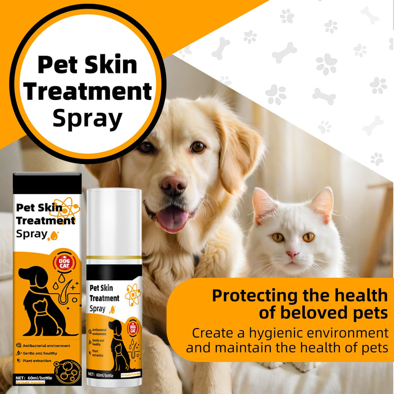 Pet Skin Treatment Spray for Dogs – Fast Soothing Relief for Dry, Itchy Skin in Puppies & Adult Dogs, Provides Comfort & Care 1#