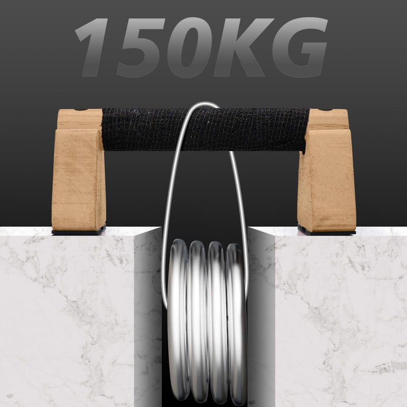 Parallettes Bars - Wooden Calisthenics Equipment for Handstand Training, Push Up Bars & Calisthenics Bar - Handstand Blocks and Pushup Handles for Men Wood 20cm - BeesActive Australia