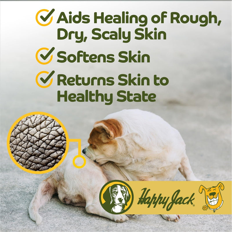 Happy Jack Skin Balm Hot Spot & Itchy Skin Relief for Dogs, Cats & Horses (4 oz), Softens, Aids Healing of Hot Spots, Fast Relief to Intense Itching, Scratching & Gnawing - PawsPlanet Australia