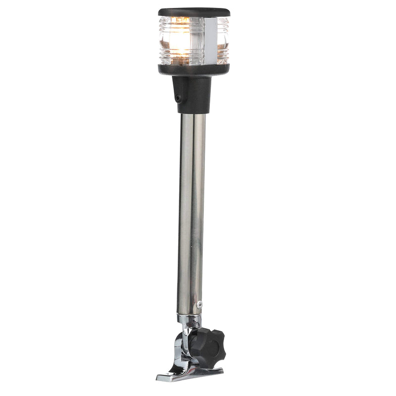 SEACHOICE Fold-Down Masthead and All-Round White Light, 3-Mile Visibility for Sail or Powerboats Under 66 Feet