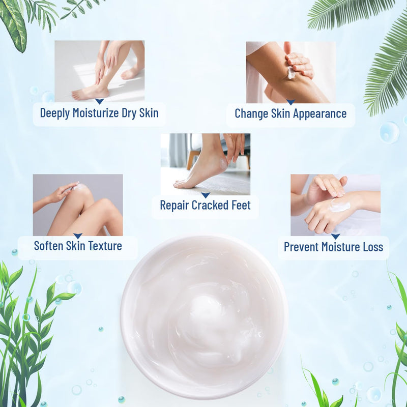 OUKEYA Urea Cream 40 Percent,Foot & Hand Cream for Dry Cracked,Urea Lotion for Feet Maximum Strength 5.29Oz-1P