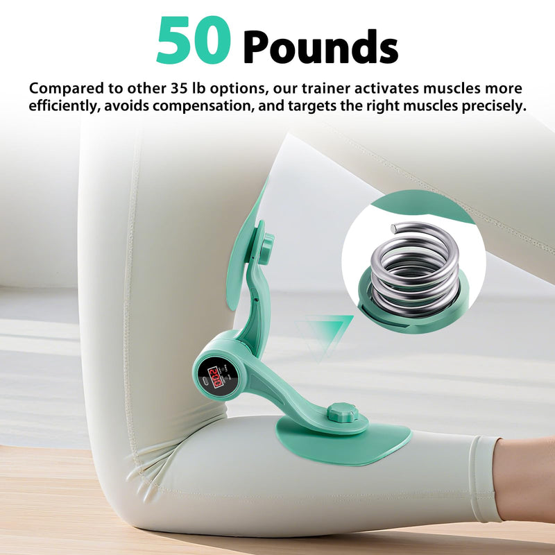 Pelvic Floor & Thigh Workout Device 50lbs Power – Kegel Trainer for Office & Home Use, Hip Abductor and Inner Thigh Toner for Women, Great for Long Sitting & Muscle Strength - BeesActive Australia