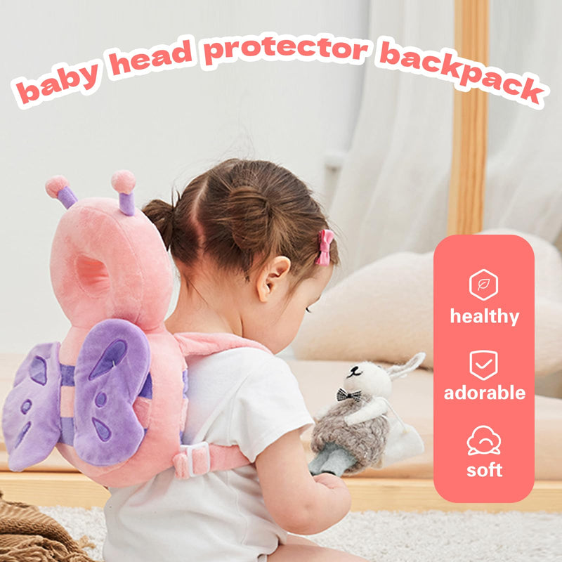 Baby Toddler Head Protector, Baby Head Protection Backpack, AdjustableÔºàButterflyÔºâ Butterfly