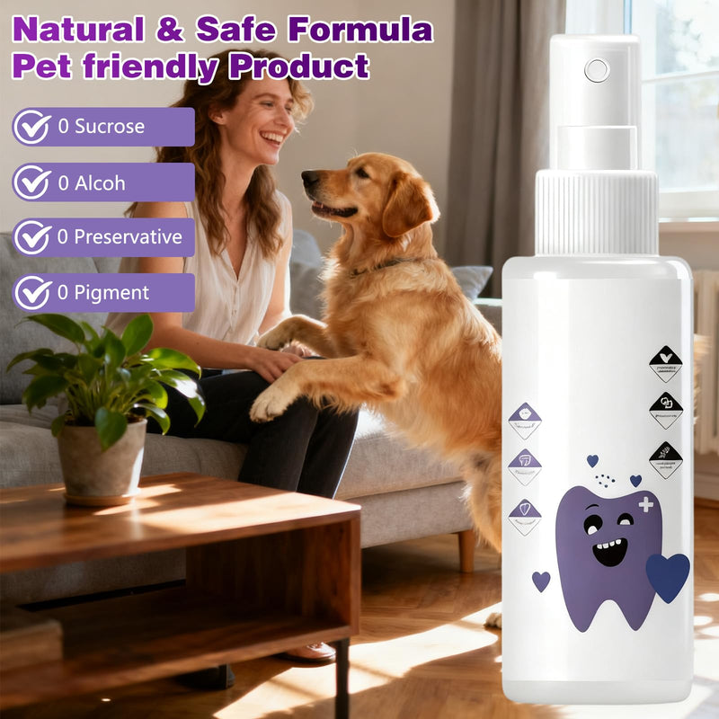 Dental Plus, Natural, Odorless & Flavorless DentalWater Additive, Promote Healthy Gums & Freshen Breath, Dental Plus for Dog DentalWater Additive, Easy Daily Use for All Pet
