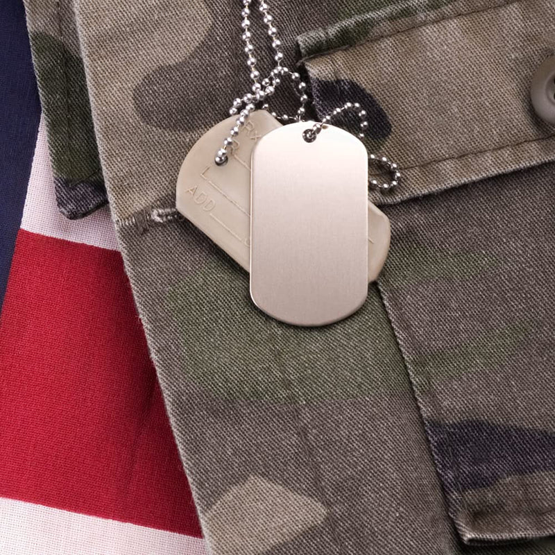 YapitHome Blank dog tags silver - BeesActive Australia