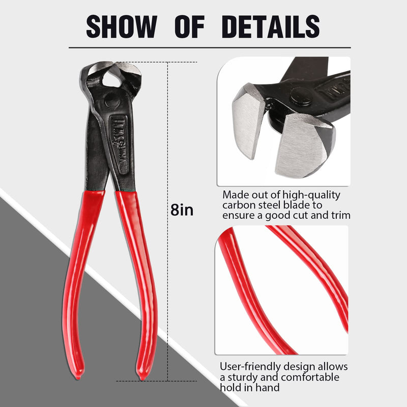 Harrison Howard 6pcs Horse Farrier Tools Kit Trimmer Tools Include Horse Rasp File, Hoof Pliers, Trimming Shears, Hoof Pick, Hoof Knife, and Grooming Gloves 8 inch - BeesActive Australia
