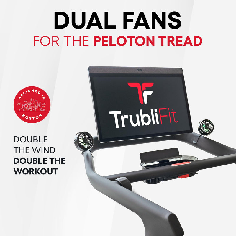 TrubliFit Fan for Peloton Bike & Peloton Treadmill - Accessories for Peloton - Fits Original Bike, Bike+ or Tread - No Batteries or Charging Required Peloton Tread