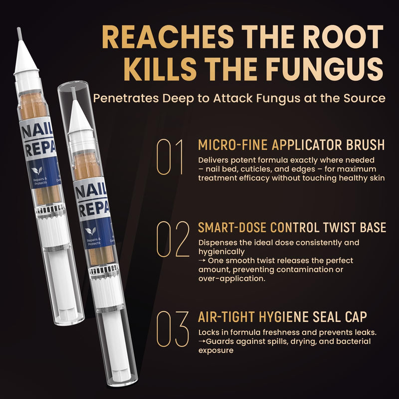 Toenail Fungus Treatment Extra Strength Pen for Toenail & Finger, More Pure Natural Plant Extracts, Toe Nail Fungus Treatments for Damaged Nail Blue