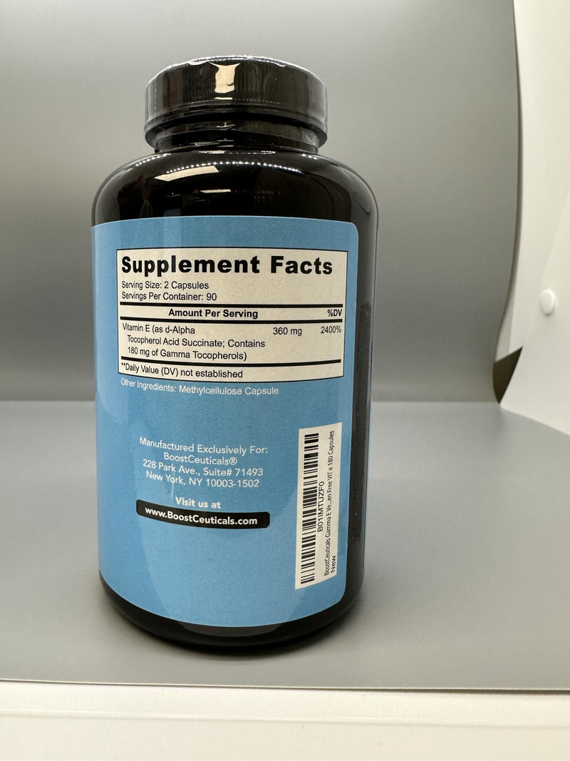 BoostCeuticals Vitamin e 400 IU Gamma E & Reishi Mushroom