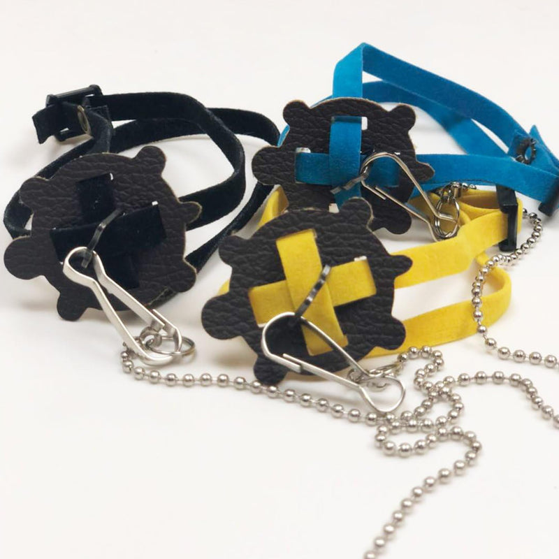 Pet Tortoise Turtle Leather Harness Small Pet Turtle Leash and Harness Pet Tortoise Leash Suitable for Tortoise Supplies Adjustable Control Leash (S,Blue) Blue S - BeesActive Australia