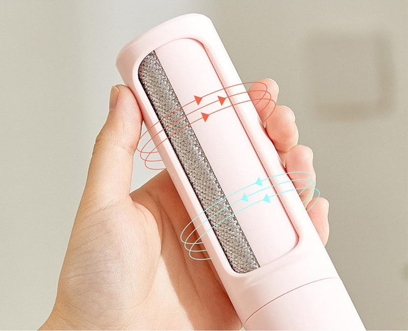 Lilo & Filou - Lint Brush, Lint Roller, Clothes Brush, Self-Cleaning, Reusable, Travel Size, Cat Hair, Dog Hair, Pet Hair Remover - Lime Green - BeesActive Australia