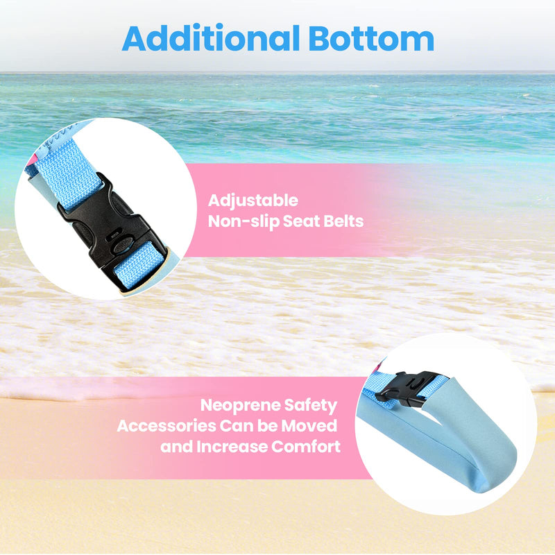 Kids Swim Vest Neoprene Swimming Aid with Adjustable Safety Strap for Age 1-3 and 3-6 KS-PB - BeesActive Australia