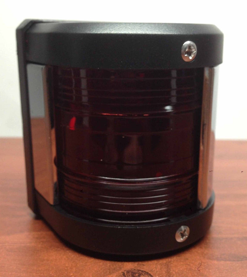 Pactrade Marine Boat Pontoon LED Navigation Light Black ABS Plastic Housing Boats Up to 12M Waterproof IP:66 Surface Mount 2NM (Green and Red (Individual)) Green and Red (Individual)