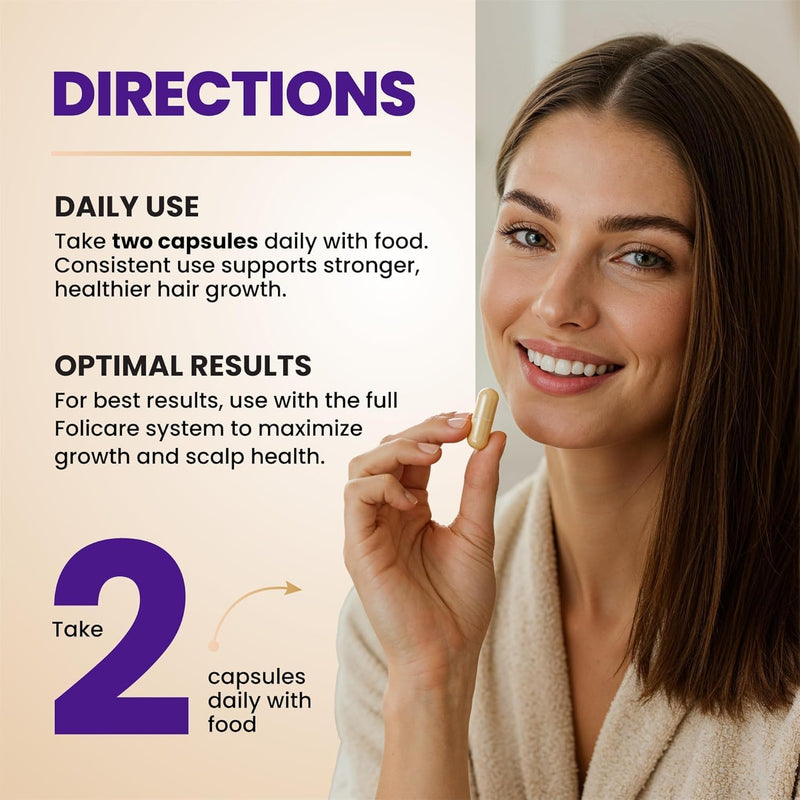 Advanced Bio-Absorb Hair Growth Supplement - Absorption-Enhanced Hair Nutrient System with The Nutrient 'Delivery Crew' for Maximum Absorption and Visible Results You Can Trust 60 Capsule (2 Pack) 60 Count (Pack of 2)