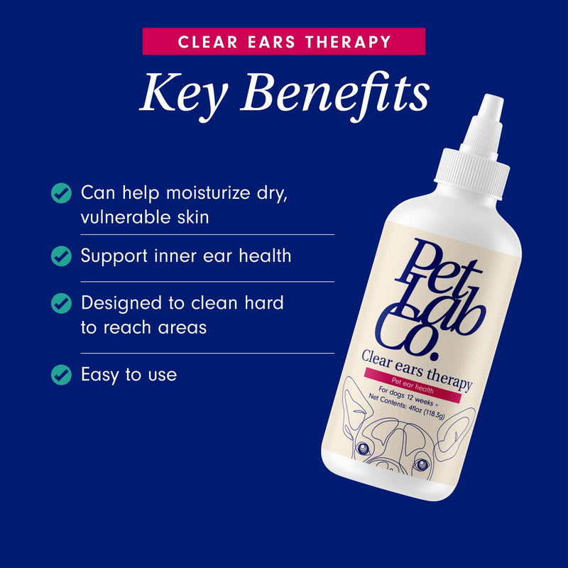 PetLab Co. – Paw & Ear Bundle: Support Ear Hygiene & Health With Our Dog Ear Drops. Expertly Formulated For Moisturized, Healthy Ears 4 Ounces & Dog Paw Balm To Support & Moisturize Dry Paws 2.4 Ounce - PawsPlanet Australia