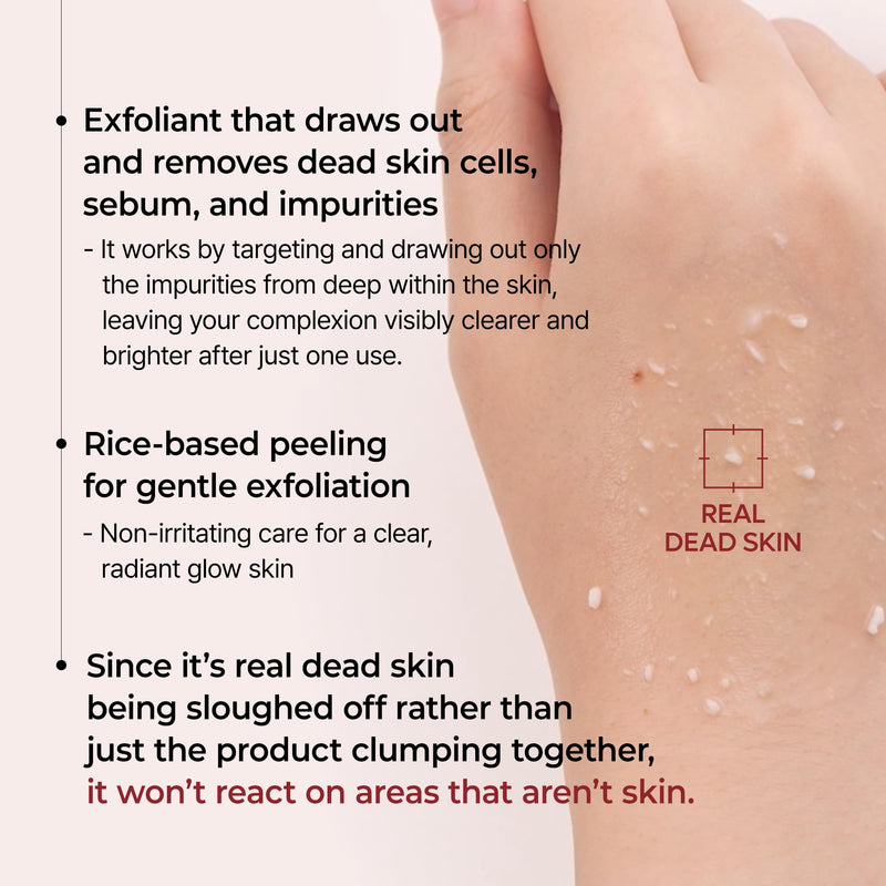 Peel Shot Glow White Rice Peeling Ampoule, Soft Exfoliating Face and Body Scrub Dead Skin Cells Remover for All Skin Types korean skin care 80ml - BeesActive Australia