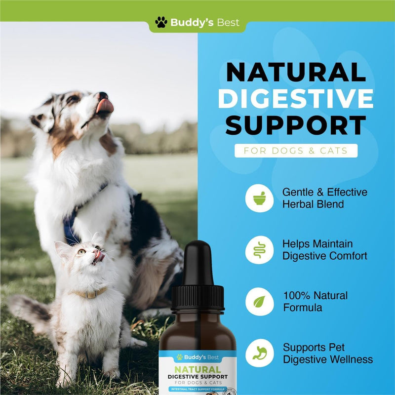 Digestive Intestinal Support for Dogs & Cats + Flea & Tick Protection for Dogs