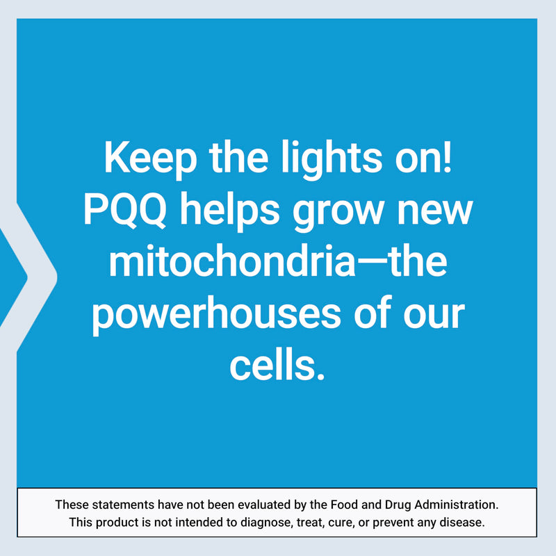Life Extension PQQ Caps, Pyrroloquinoline Quinone, 10 mg, 60 Capsules | 10 mg Pyrroloquinoline Quinone That Promotes Growth of New Mitochondria for ATP & Energy, Non-GMO, Gluten-Free 30 Count (Pack of 1)