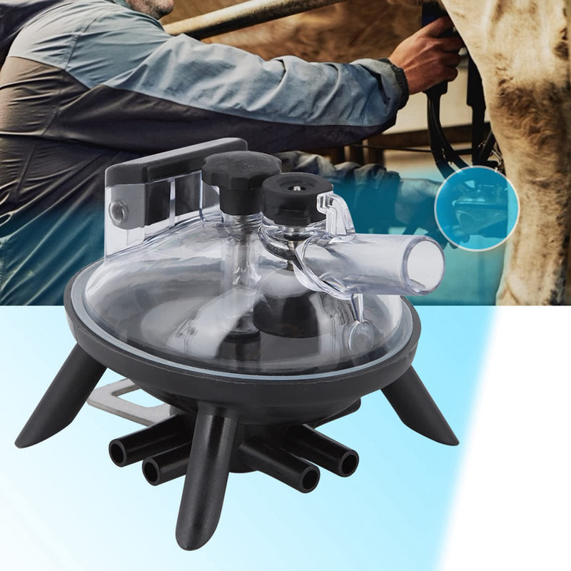TOPINCN Milking Claw for Cow Milking Machine, 240cc Capacity, PC Material, 13cm Height Milk Collector Tool - BeesActive Australia