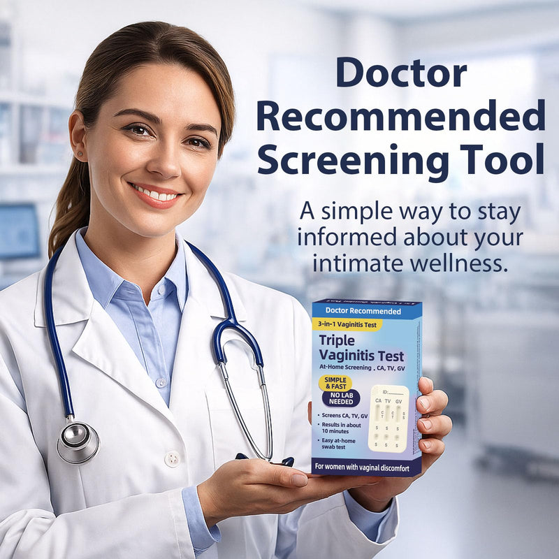 3-in-1 Vaginitis Self-Test Kit for Women – Vaginal Infection Test at-Home Check for Common Discomfort Clues – Fast, Simple Results – 1 Test - BeesActive Australia