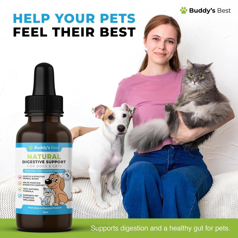 Digestive Intestinal Support for Dogs & Cats + Flea & Tick Protection for Dogs