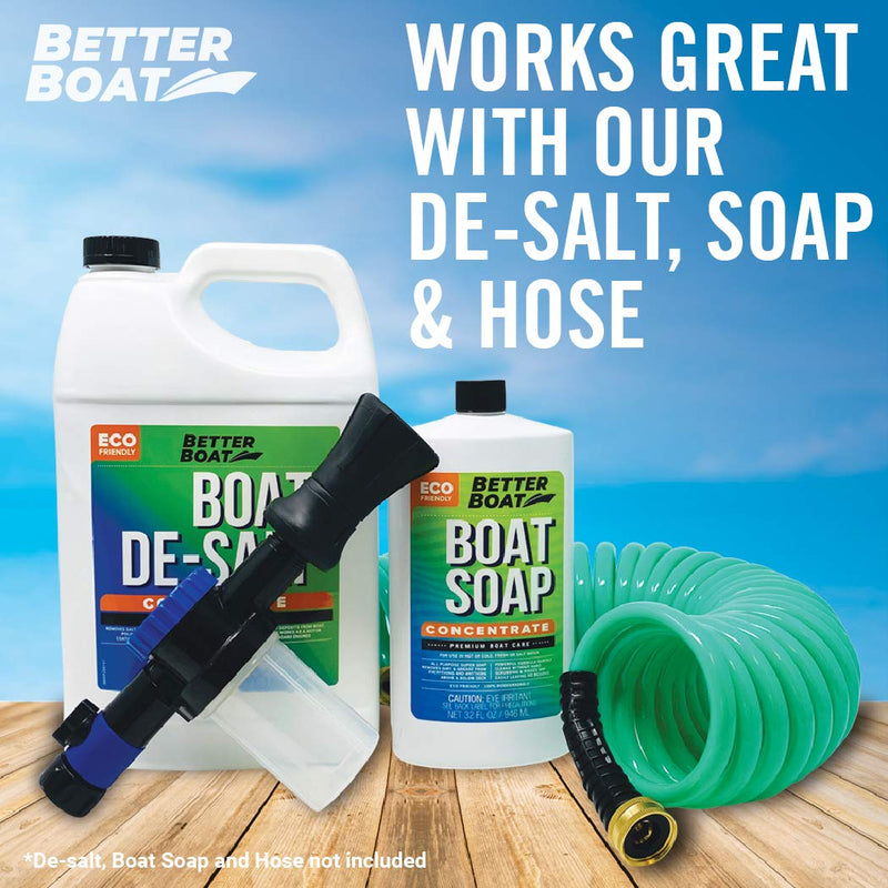 Wash Sprayer and Boat Engine Flush Kit, Water Hose Mixer for Salt Removal, Boat Flusher for Motor Muffs on Outboards and I/O, Soap Spray Car Cleaning Hose Adapter - BeesActive Australia