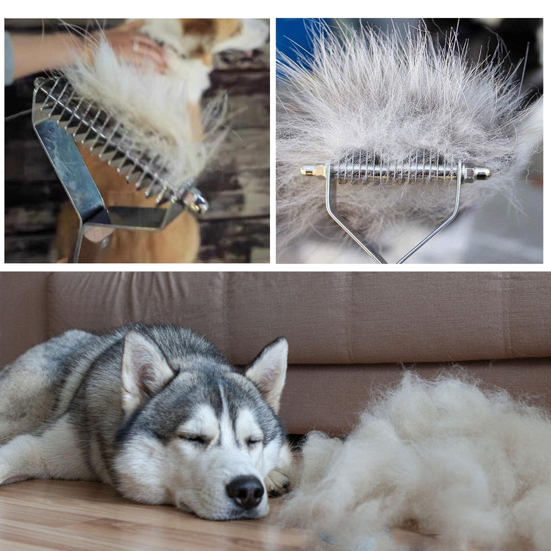 AIDIYA Coat King the Trimming Harrow Professional Pet Dematting Comb Grooming Stripping Tool for Dogs and Cats (8.8cm) - BeesActive Australia