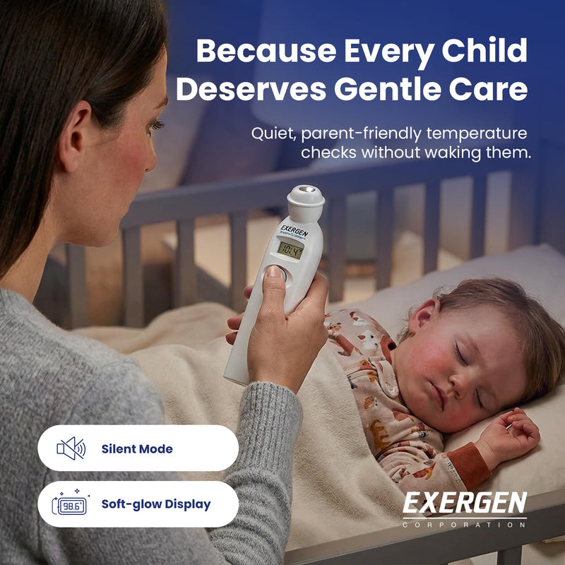 Exergen TAT-2000C+ Temporal Artery Thermometer – Fast & Accurate Forehead Thermometer for Adults, Kids & Babies