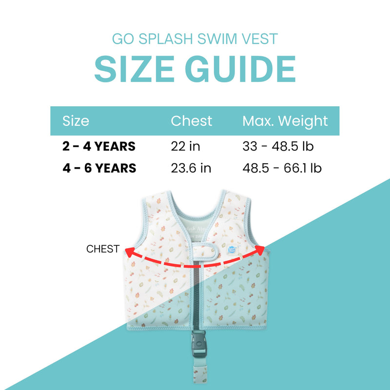 Splash About Go Splash Swim Vest, Little Acorns, 2-4 Years - BeesActive Australia