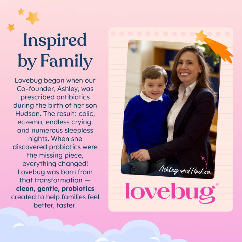 LOVEBUG Probiotics for Kids – Probiotic Chewables with Prebiotic Fiber for Age 4+,Daily Children's Gut Health & Digestive Support Supplement, Sugar-Free Berry Flavor, 30 Count 30 Count (Pack of 1)