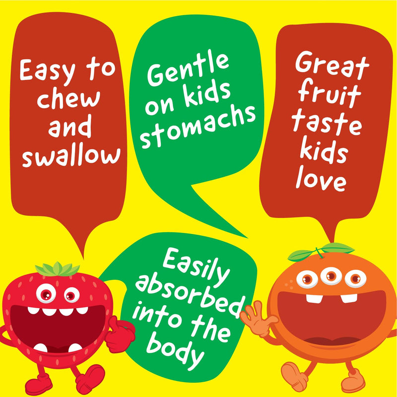 VitaWorks Kids Elderberry Vitamin C and Zinc - Great Tasting Strawberry Flavor Sambucus Elderberry Immune Support for Kids - Made in USA, Vegan, Kosher, Non-GMO - 120 Black Elderberry Chewables