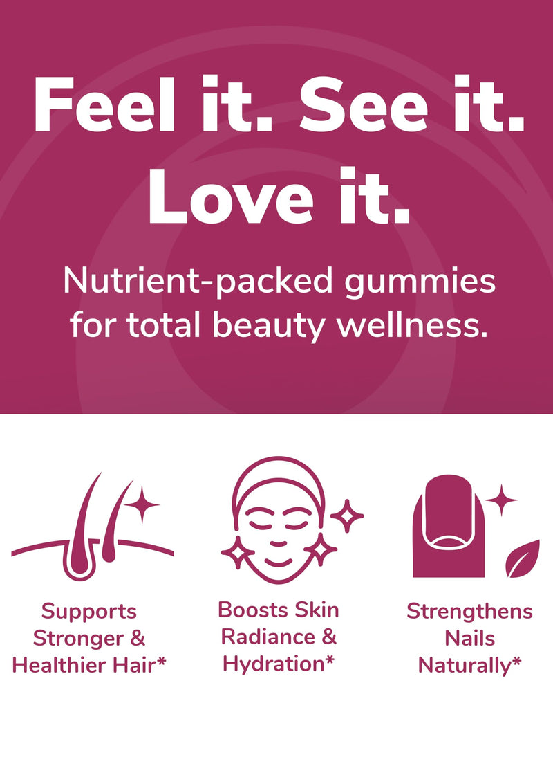 Lunakai USA Made Super Hair Gummies with Biotin, Zinc, Horsetail Extract & Saw Palmetto - Hair Growth Vitamins for Women & Men – Supports Thicker, Longer, Stronger Tresses, Skin & Nails, 60ct 60 Count (Pack of 1)