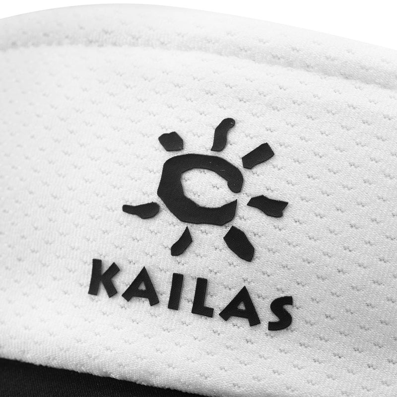 KAILAS Sports Sun Visor Cap Unisex Cotton Ball Hat Outdoor Adjustable Black/White
