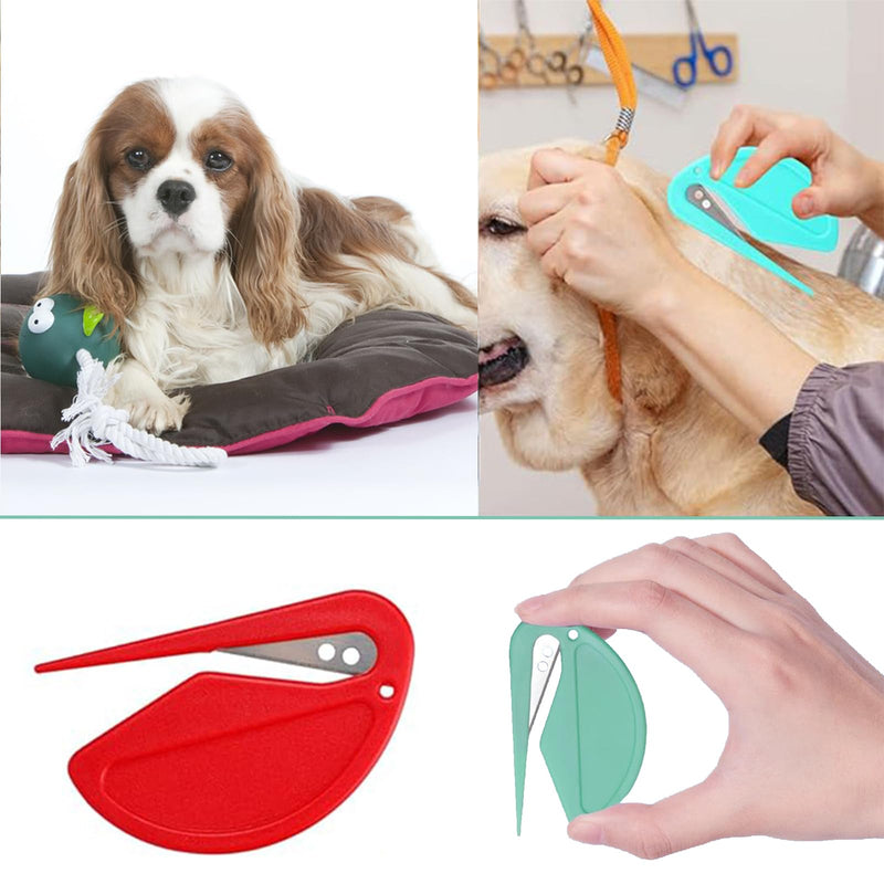 5pcs Pet Knot Opener Knotting Comb Removal Dematting Hair Flea Brush Shedding Tool Matted Fur Tick De Remover Matting Grooming Supplies for Indoor Medium Long Haired Cats Dogs Tangled - BeesActive Australia