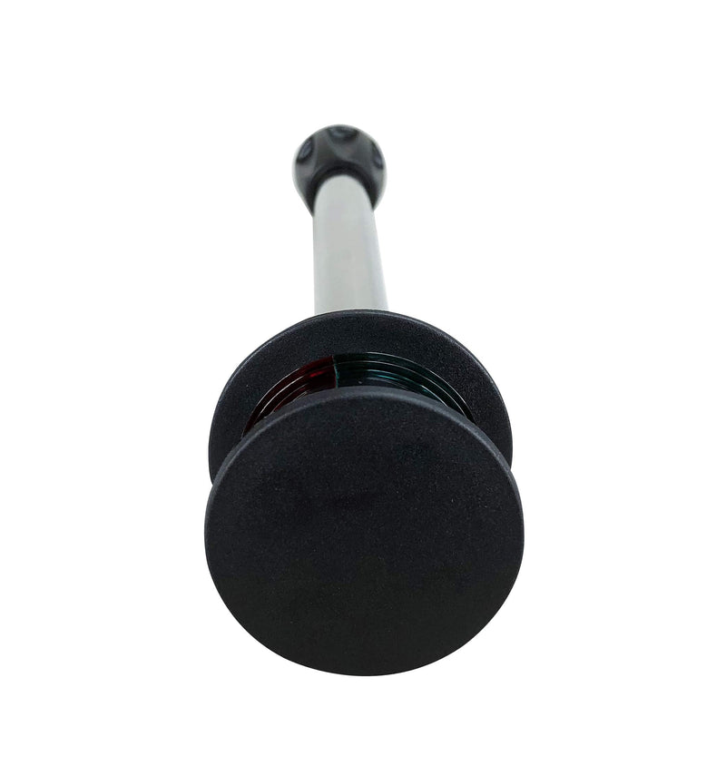 Pactrade Marine Boat Bi-Color Navigation Bow Light Red and Green Pole Light with 12 Inches with 2-Pin Removable Plug in Aluminum Post for Boat Pontoon Yacht Skeeter