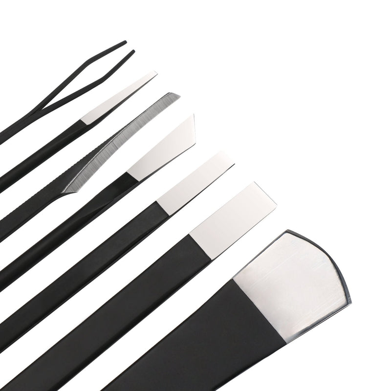 Pedicure Knife Set for Feet, Segbeauty 7pcs Ingrown Toenail Blade Tool with Storage Bag, High Manganese Steel Nail Knives Cuticle Remover, Professional Foot Repair Sharp Blade Kit for Nail Corn Callus Wide Blade Set - BeesActive Australia