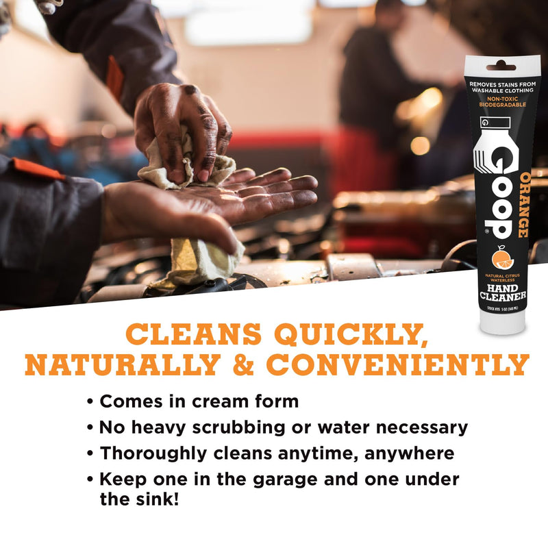 GOOP Orange Multi-Purpose Waterless Hand Cleaner and Stain Remover - 5 oz Tube - BeesActive Australia