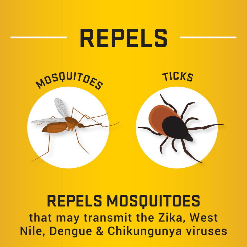 Repel Insect Repellent Sportsmen Formula 25% DEET, 8.125 Ounces, Bonus Aerosol with 25% DEET to Repel Mosquitoes, Ticks, Gnats, Biting Flies, Chiggers and Fleas for Long-Lasting Protection