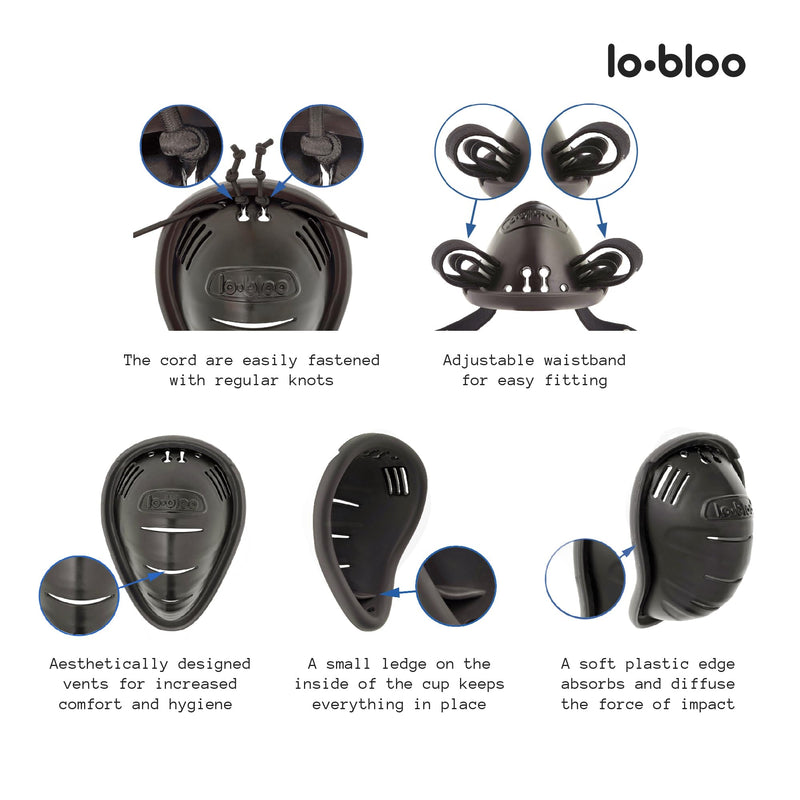 lobloo MMA Cup – Engineered Performance Protection for Mixed & Standing Martial Arts | Slim Lock Fit, Ultra-Durable Defense | Made in Sweden Adult Size +16yrs - BeesActive Australia