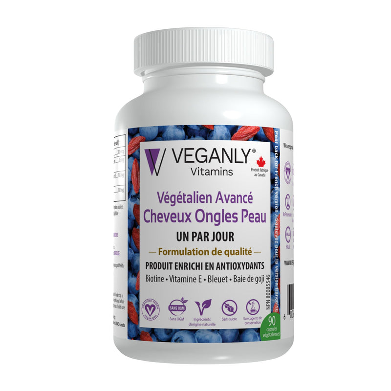 Vegan Advanced Hair Nail Skin One-Daily, 90 Vegan Capsules