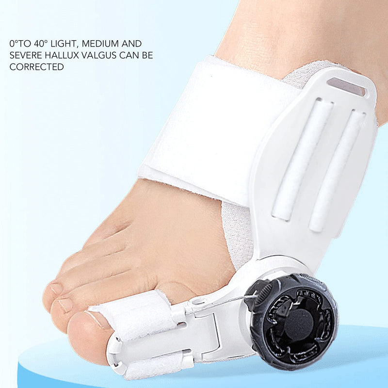 Hallux Valgus Bunion Corrector for Women and Men,Orthopedic Bunion Toe Straightener,Adjustable Bunion Splint for Bunion Relief Black Buckle(1PC)