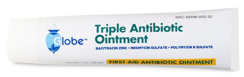 Globe (12 Pack Triple Antibiotic First Aid Ointment 1 oz, First Aid Antibiotic Ointment, 24-Hour Infection Protection, Wound Care Treatment for Minor Scrapes, Burns and Cuts - BeesActive Australia